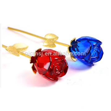 Best price superior quality crystal roses wedding gifts